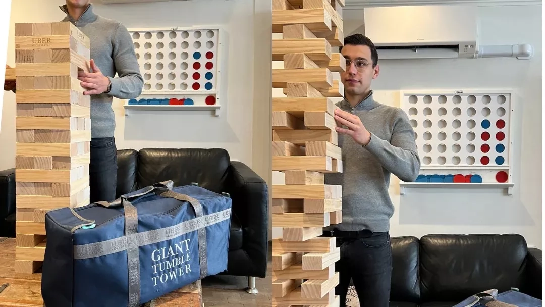 Stapeltoren (reuze jenga) huren - Spring Events