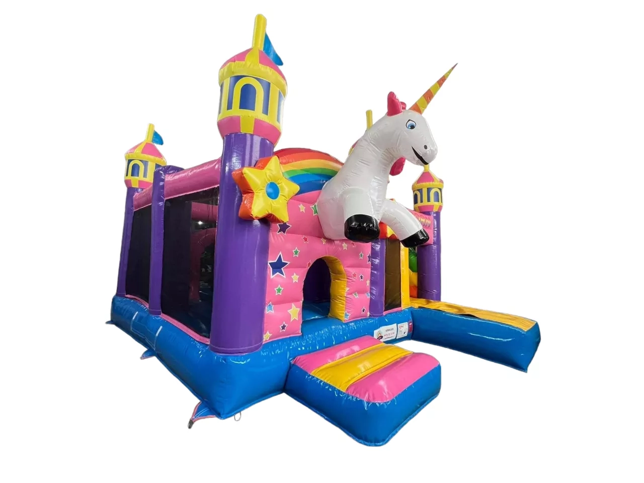 Spring Events: unicorn springkasteel huren